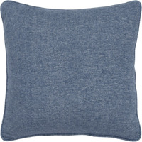 Blue Solid Classic Decorative Throw Pillow