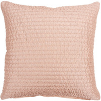 Blush Smooth Weaved Modern Throw Pillow
