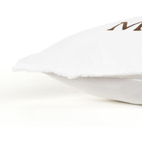 Brown And White Get Off My Nuts Modern Throw Pillow