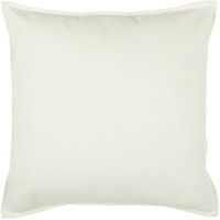 Ivory Solid Light Textured Modern Throw Pillow