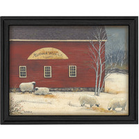 Hartwick Wool Co Black Framed Print Wall Art