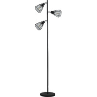 66"" Black Three Light Tree Floor Lamp Set