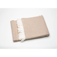 Stone Mini Dot Fringed Throw Blanket
