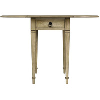 28"" Beige Manufactured Wood Rectangular End Table With Drawer