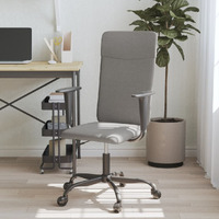 Vidaxl Office Chair Dark Gray Fabric