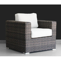 Living Source International Fully Assembled Patio Chair With Cushions Sunbrella Canvas(D0102H5Txsj)