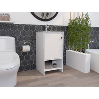 Chariot Free Standing Vanity Cabinet One Open Shelf(D0102H2R0Ru)