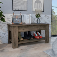 Storage Table Polgon  Extendable Table Shelf  Lower Shelf  Dark Brown Finish(D0102Hgedh7)