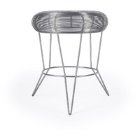 18 Silver Wire Round End Table