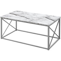 Set Of Three 42 White Rectangular Coffee Table