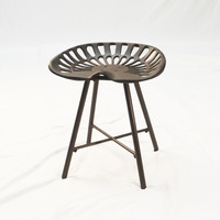 18 Copper Metal Backless Stool