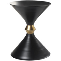 18 Black Iron Free Form End Table