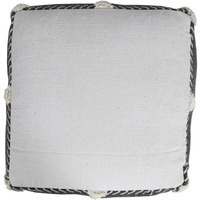 18 Black 100% Cotton Ottoman