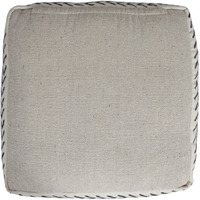 18 White 100% Cotton Ottoman