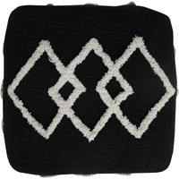 18 Black 100% Cotton Ottoman