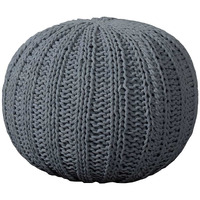 20 Gray 100% Cotton Ottoman