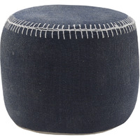 18 Blue 100% Cotton Ottoman