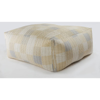 48 Cream 100% Cotton Ottoman