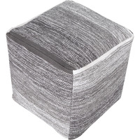 16 Gray 100% Cotton Ottoman