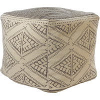 20 Beige 100% Cotton Ottoman