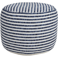 18 Blue 100% Cotton Ottoman