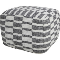 18 Gray 100% Cotton Ottoman