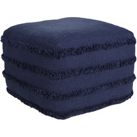 18 Blue 100% Cotton Ottoman