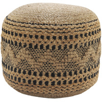 18 X 18 X 14  Tan Pouff