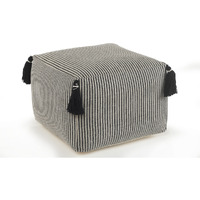 18 Gray 100% Cotton Ottoman