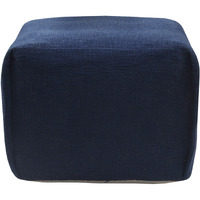 18 Blue 100% Cotton Ottoman