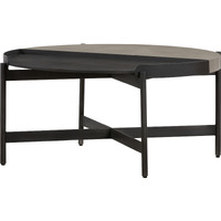 32 Grey Concrete Round Coffee Table