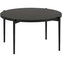32 Black Steel Round Coffee Table
