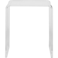 18 Clear Acrylic End Table