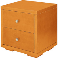 19 Cherry Two Drawer Nightstand