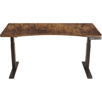 63 Adjustable Wood Brown And Black Unique Standing Desk