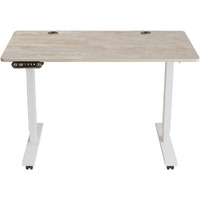 48 Adjustable Light Khaki And White Standing Desk