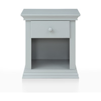 24 Gray One Drawer Nightstand