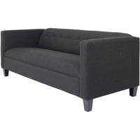 80 Black Polyester Sofa