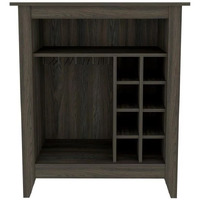 Espresso Bar Cart With Wine Storage