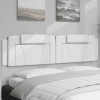Vidaxl Headboard Cushion White 76 Faux Leather