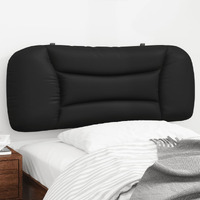 Vidaxl Headboard Cushion Black 39.4 Faux Leather