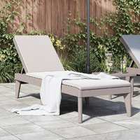 Vidaxl Sun Lounger Cappuccino 73.2X23.6X11.4 Pp