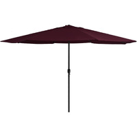 Vidaxl Outdoor Parasol With Metal Pole 153.5 Bordeaux Red