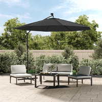 Vidaxl Replacement Fabric For Cantilever Umbrella Anthracite 118.1