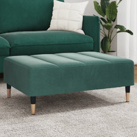 Vidaxl Footstool Dark Green 30.3X21.7X12.2 Velvet