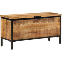 Vidaxl Storage Box 32.3X11.8X16.9 Solid Rough Wood Mango