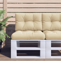 Vidaxl Pallet Cushion Beige 23.6X15.7X4.7 Fabric