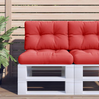 Vidaxl Pallet Cushion Red 23.6X15.7X4.7 Fabric
