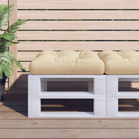 Vidaxl Pallet Cushion Beige 23.6X23.6X4.7 Fabric