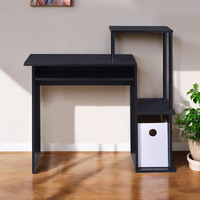 37"" Black Computer Desk